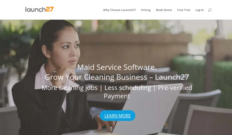 Automaid (formerly Launch27) homepage screenshot